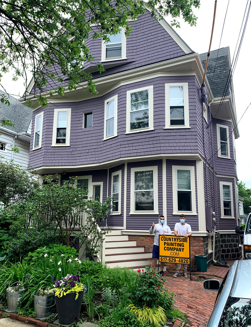 Have your home's shingle siding stained or painted.