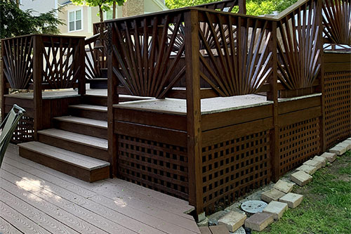 Somerville Deck Staining