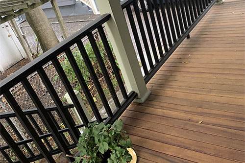 Winchester Porch Staining